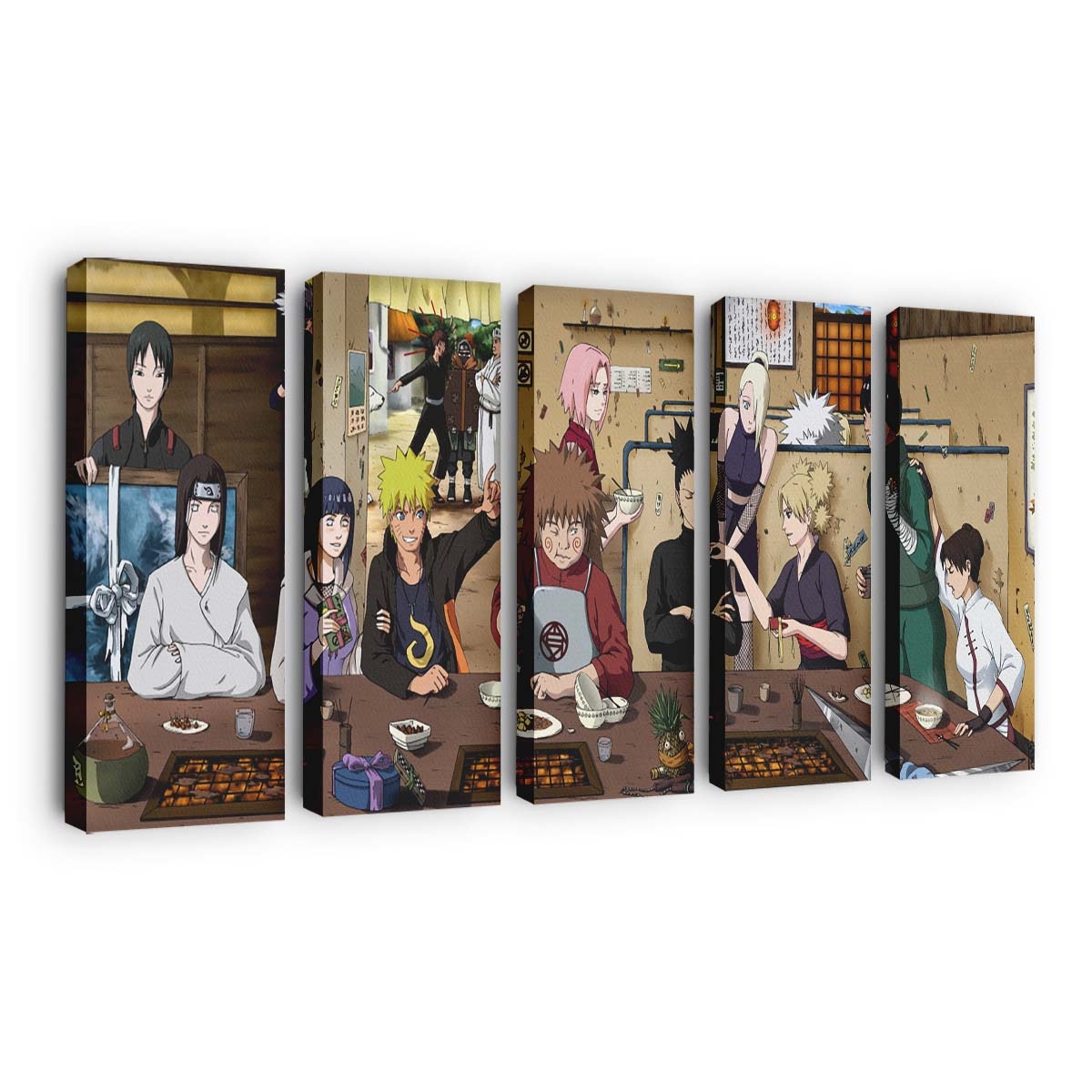 Anime Hatake Kakashi Naruto Shippuuden Uzumaki Naruto Manga Haruno Sakura - Anime Wandbild - Leinwandbild animehatake kakashinaruto shippuudenuzumaki narutomangaharuno sakura