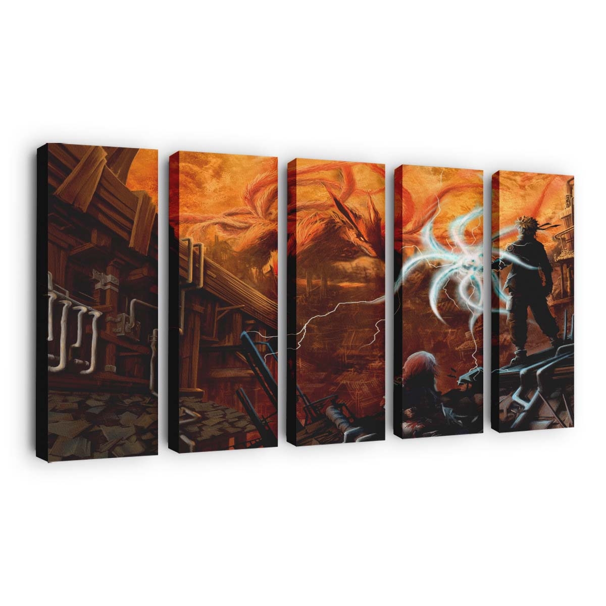 Anime Manga Naruto Shippuuden Uzumaki Naruto Haruno Sakura Uchiha Sasuke - Anime Wandbild - Leinwandbild animemanganaruto shippuudenuzumaki narutoharuno sakurauchiha sasuke