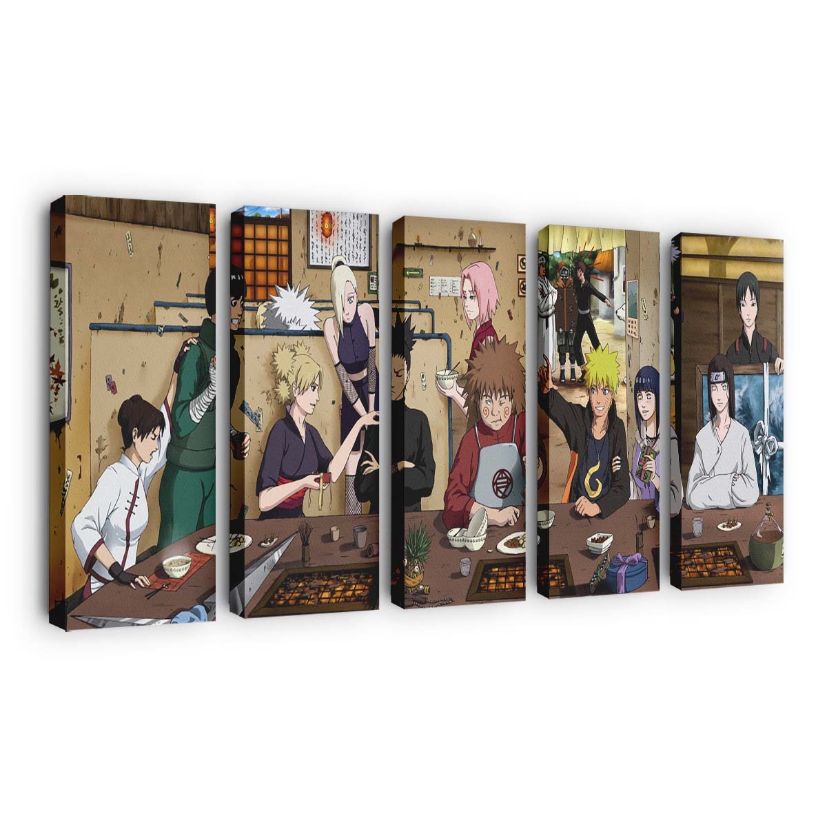 Anime Manga Naruto Shippuuden Uzumaki Naruto Hatake Kakashi Haruno Sakura - Anime Wandbild - Leinwandbild animemanganaruto shippuudenuzumaki narutohatake kakashiharuno sakura