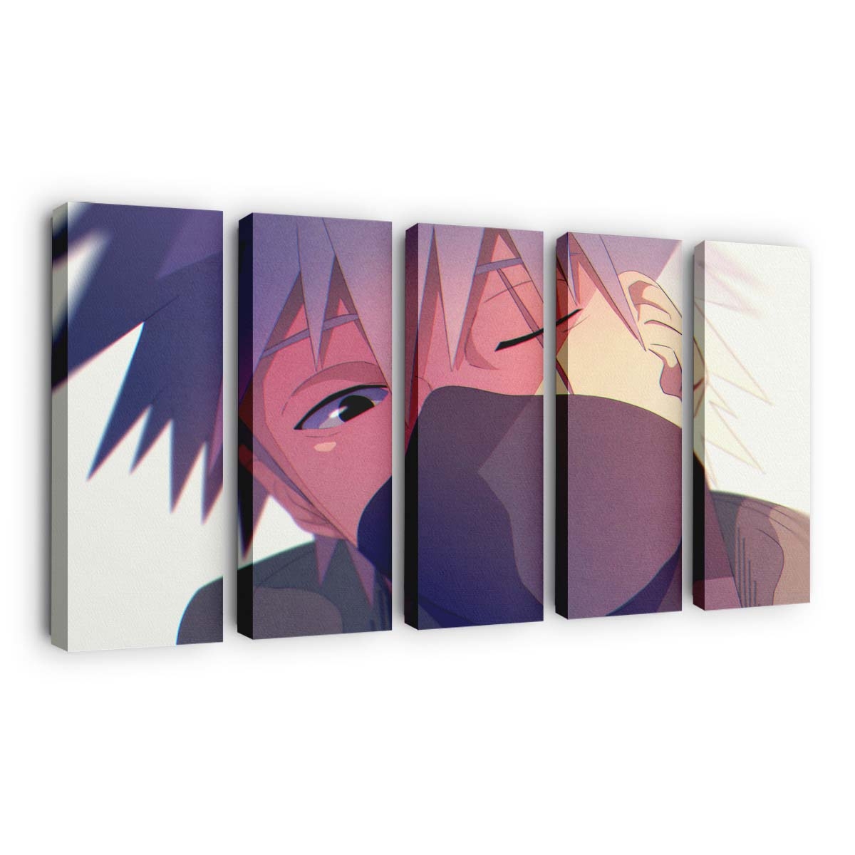 Naruto Anime – Hatake Kakashi, Der Legendäre Kopierninja Von Konoha - Anime Wandbild - Leinwandbild animenaruto animehatake kakashi