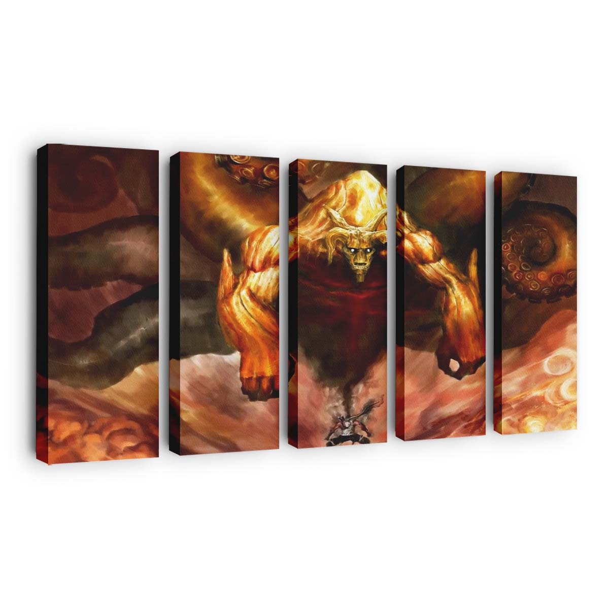 Naruto Shippuuden Poster – Die Kraft Der Freundschaft - Anime Wandbild - Leinwandbild animenaruto shippuuden 0003