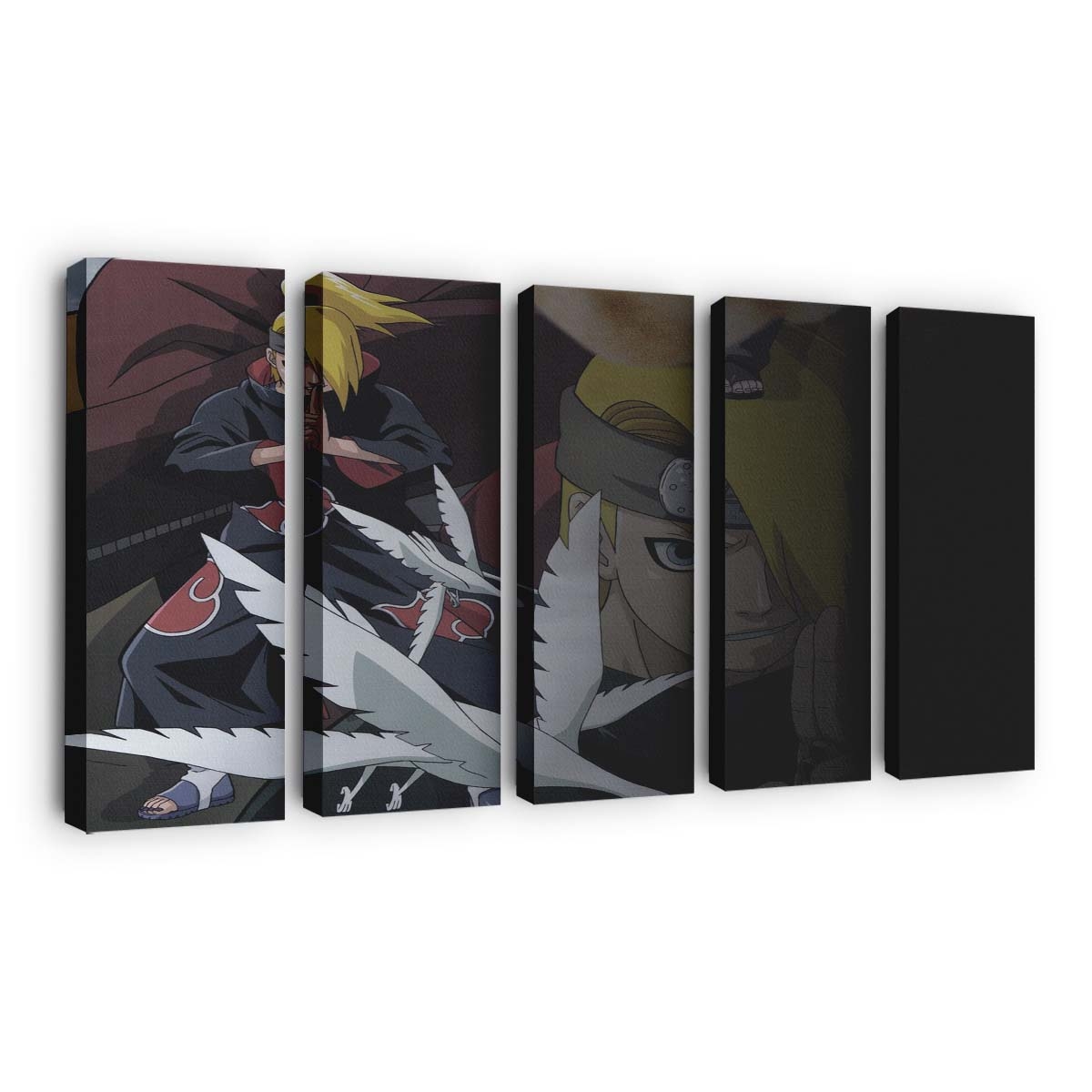 Anime Naruto Shippuuden Akatsuki Deidara Mangaka - Anime Wandbild - Leinwandbild animenaruto shippuudenakatsukideidarascreenshotmangaka