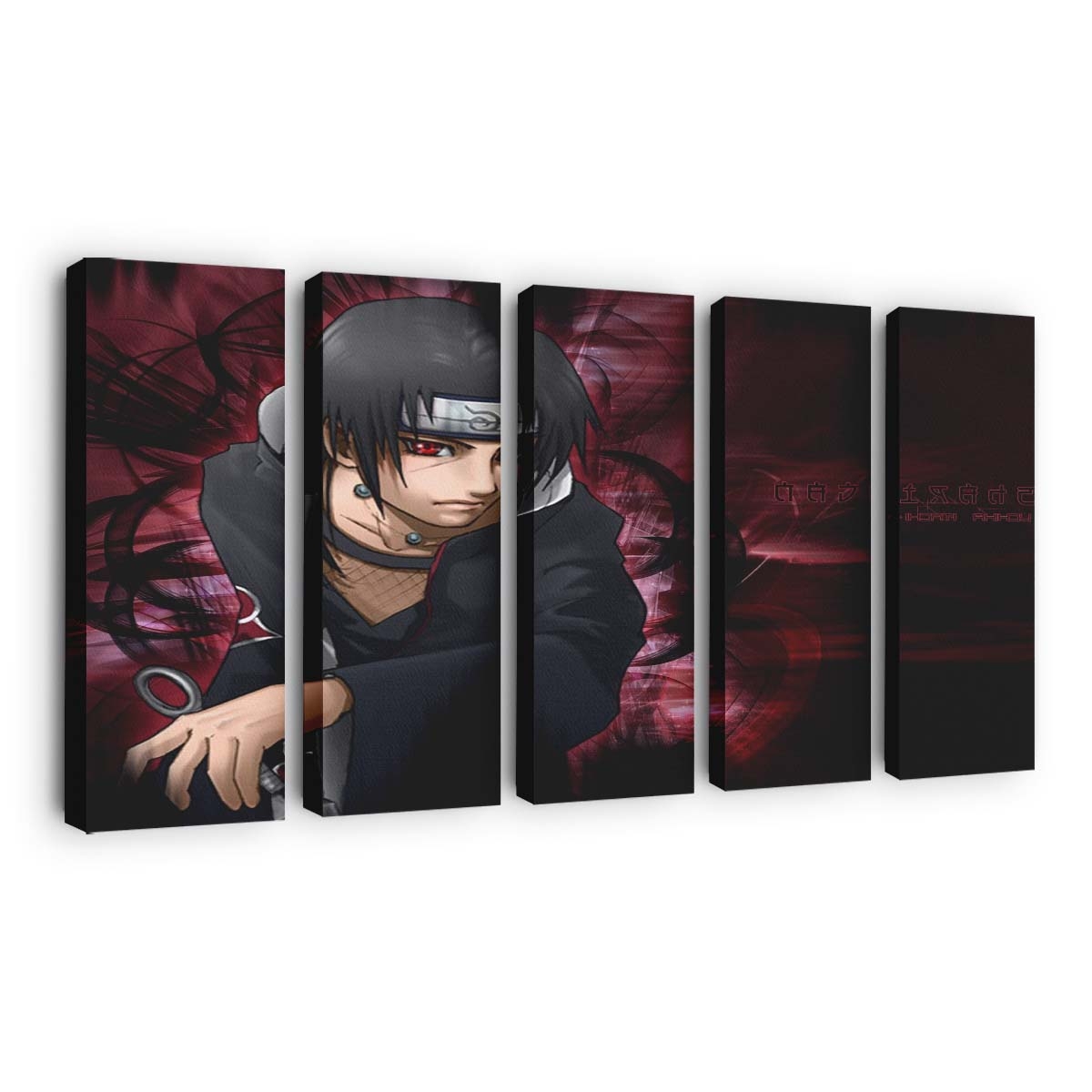 Anime Naruto Shippuuden Akatsuki Uchiha Itachi Darkness - Anime Wandbild - Leinwandbild animenaruto shippuudenakatsukiuchiha itachidarknessscreenshot