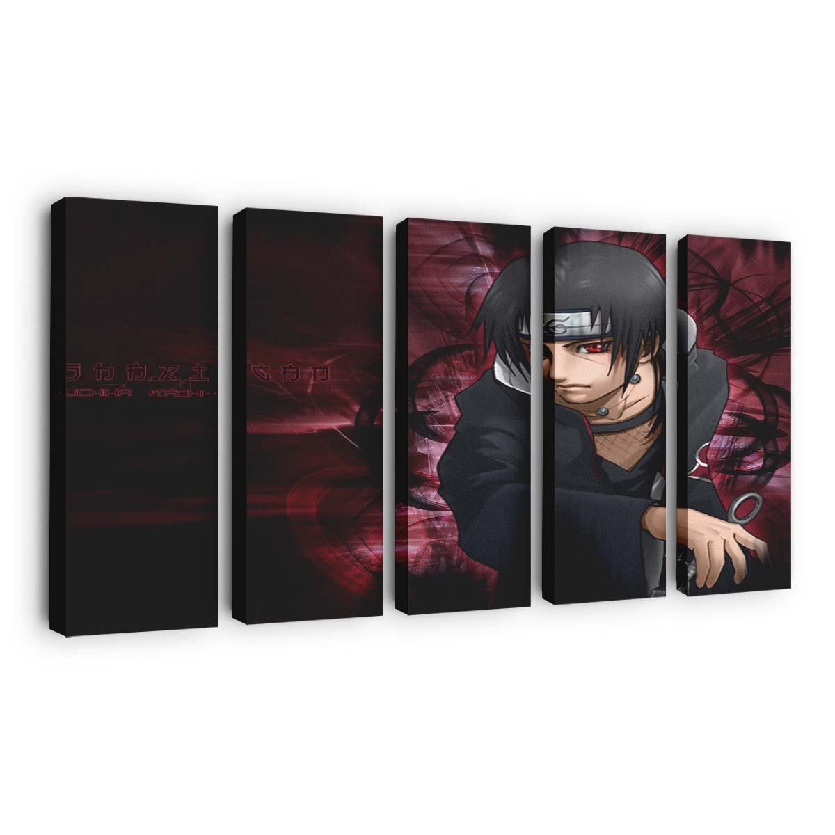 Anime Naruto Shippuuden Akatsuki Uchiha Itachi Darkness - Anime Wandbild - Leinwandbild animenaruto shippuudenakatsukiuchiha itachidarknessscreenshot 0001