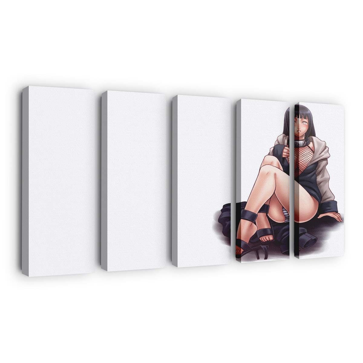 Anime Naruto Shippuuden Anime Girls Sitting Cleavage Feet - Anime Wandbild - Leinwandbild animenaruto shippuudenanime girlssittingcleavagefeet