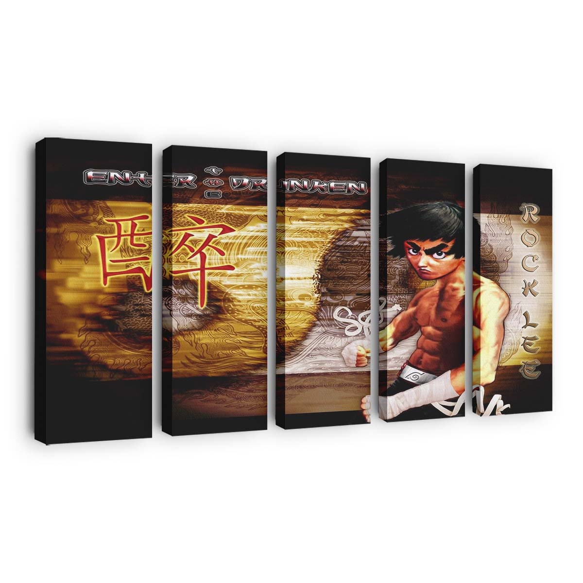 Anime Naruto Shippuuden Comics Poster Rock Lee - Anime Wandbild - Leinwandbild animenaruto shippuudencomicsposterrock leescreenshot