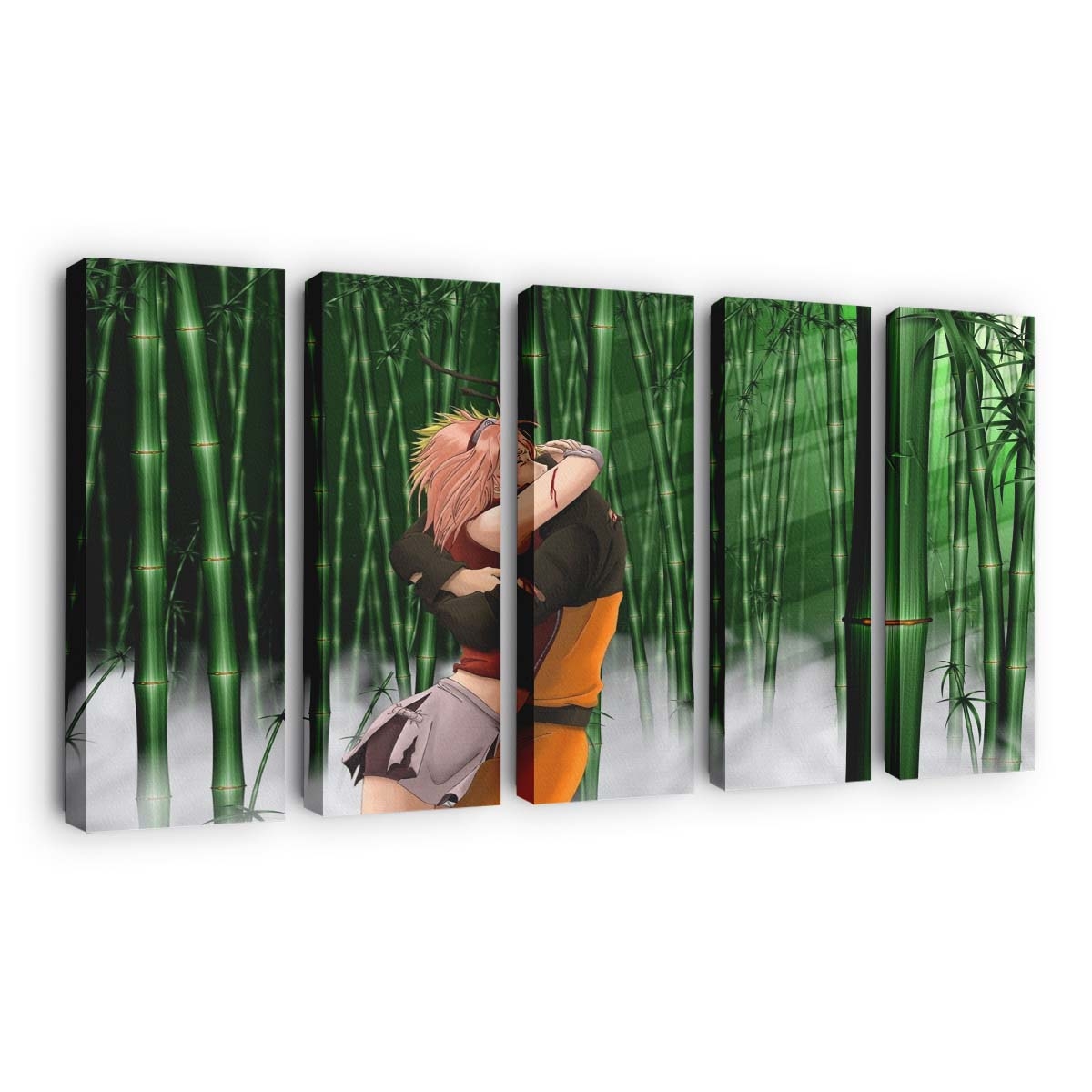 Anime Naruto Shippuuden Grass Manga Green Haruno Sakura - Anime Wandbild - Leinwandbild animenaruto shippuudengrassmangagreenharuno sakura