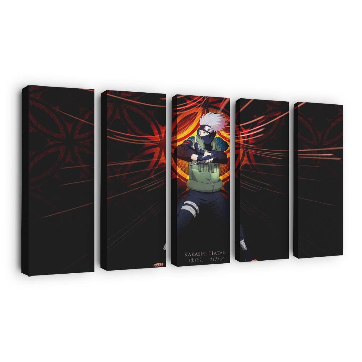 Anime Naruto Shippuuden Hatake Kakashi Darkness - Anime Wandbild - Leinwandbild animenaruto shippuudenhatake kakashidarknessscreenshotcomputer wallpaper