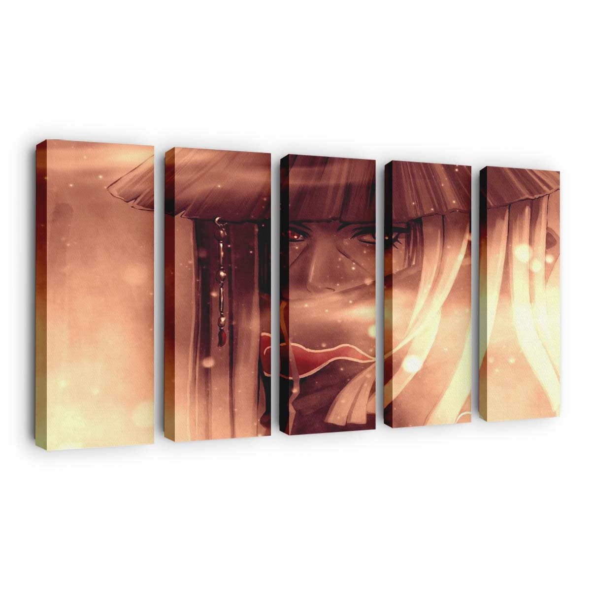 Anime Naruto Shippuuden Red Hat Manga Emotion - Anime Wandbild - Leinwandbild animenaruto shippuudenredhatmangaemotion