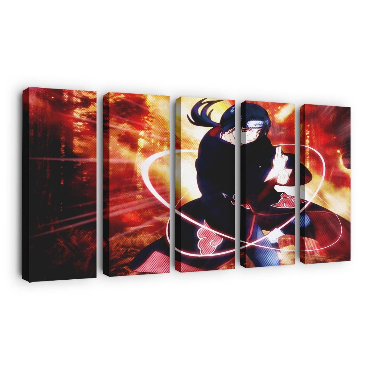 Anime Naruto Shippuuden Superhero Akatsuki Uchiha Itachi - Anime Wandbild - Leinwandbild animenaruto shippuudenscreenshotsuperheroakatsukiuchiha itachi