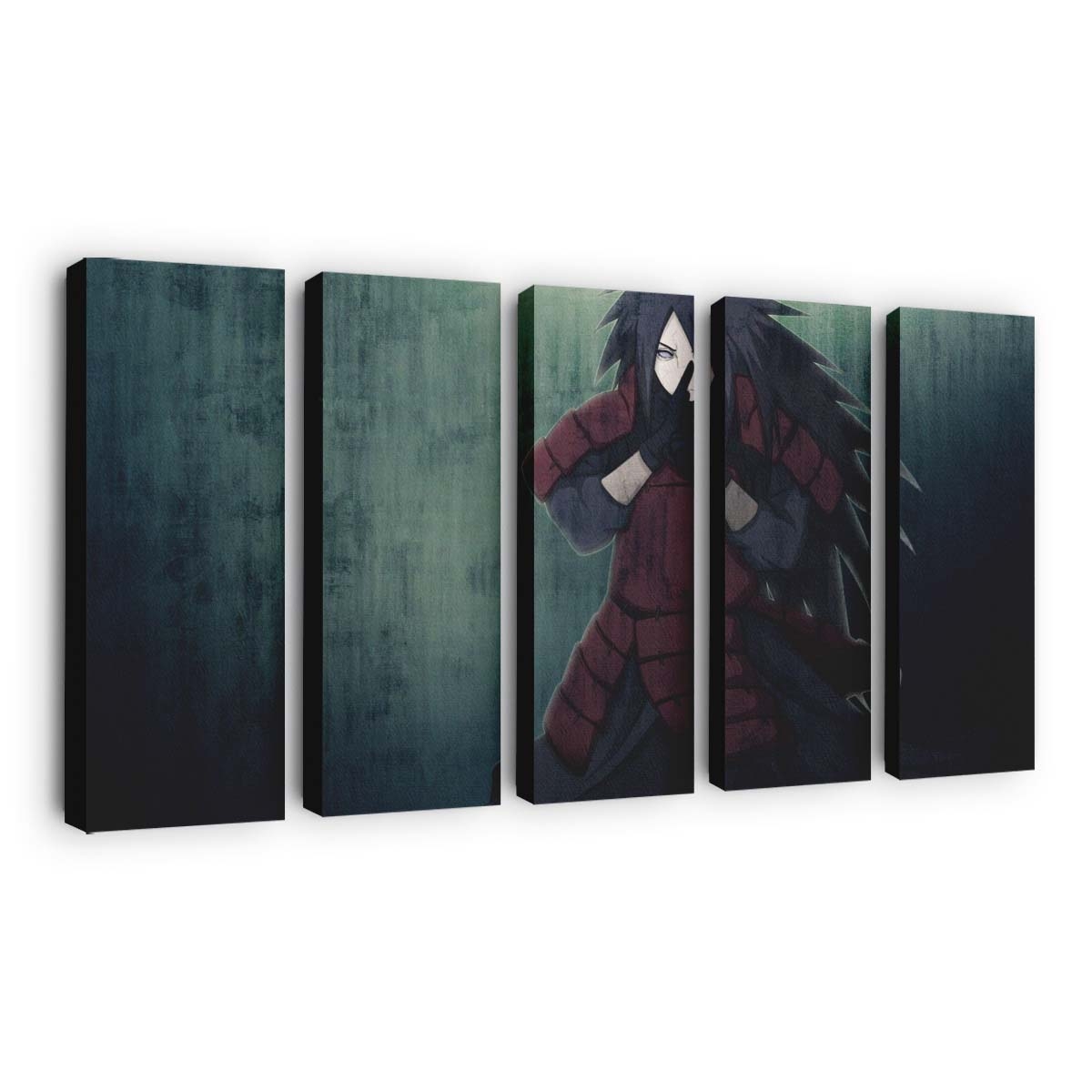 Anime Naruto Shippuuden Uchiha Madara Rinnegan Darkness - Anime Wandbild - Leinwandbild animenaruto shippuudenuchiha madararinnegandarknessscreenshot