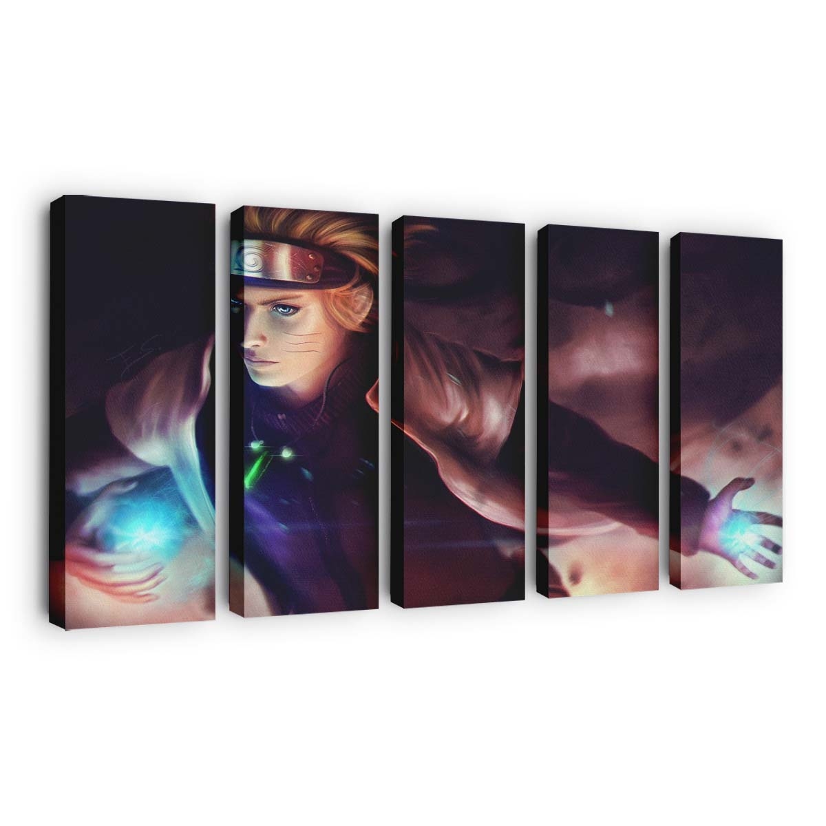 Anime Naruto Shippuuden Uzumaki Naruto Blonde Blue Eyes Fan Art - Anime Wandbild - Leinwandbild animenaruto shippuudenuzumaki narutoblondeblue eyesfan art