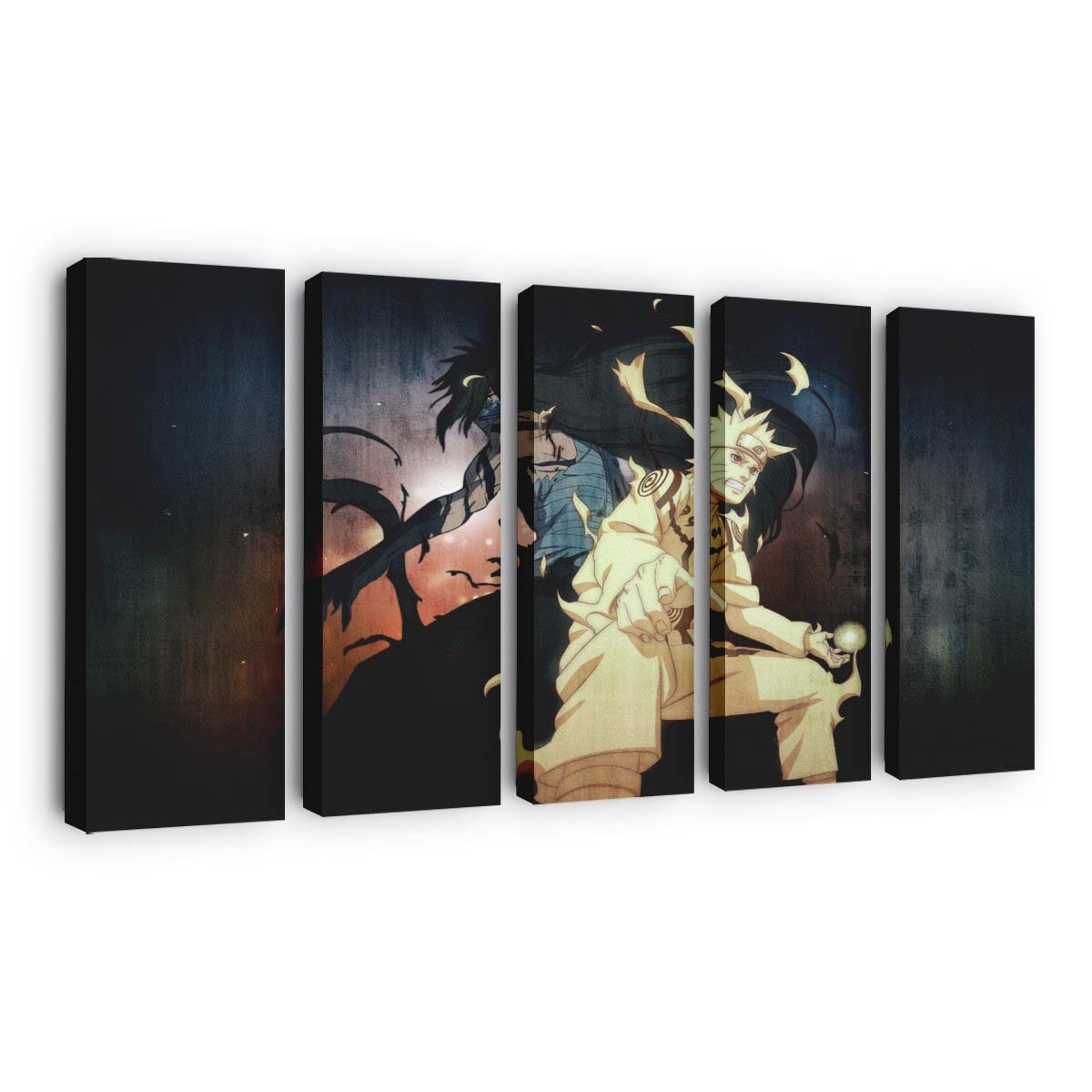 Anime Naruto Shippuuden Uzumaki Naruto Darkness Bleach Kurosaki Ichigo - Anime Wandbild - Leinwandbild animenaruto shippuudenuzumaki narutodarknessbleachkurosaki ichigo
