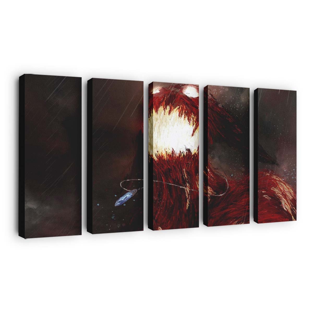 Anime Naruto Shippuuden Uzumaki Naruto Demon Blood Mythology - Anime Wandbild - Leinwandbild animenaruto shippuudenuzumaki narutodemonbloodmythology