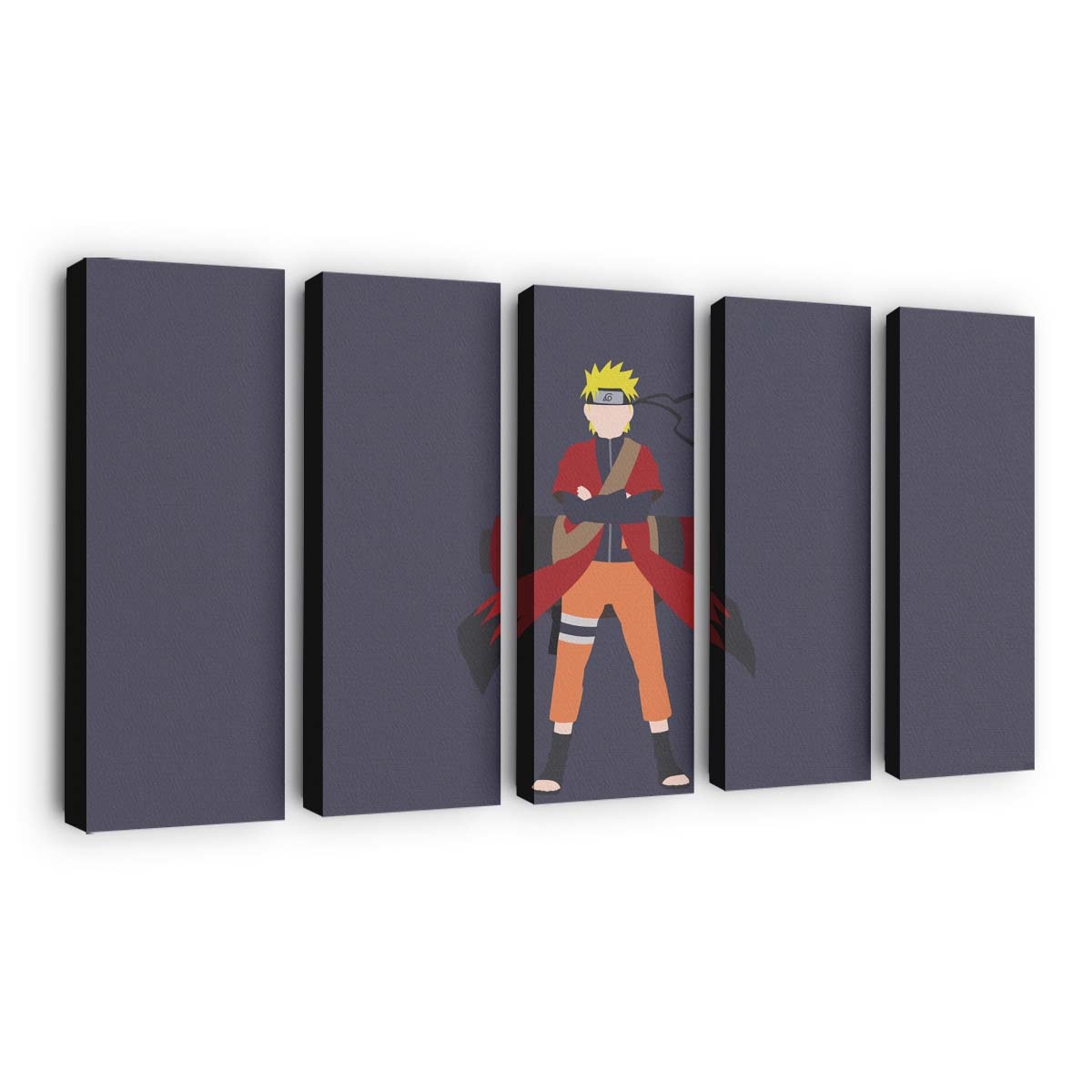 Anime Naruto Shippuuden Uzumaki Naruto Minimalism - Anime Wandbild - Leinwandbild animenaruto shippuudenuzumaki narutominimalism