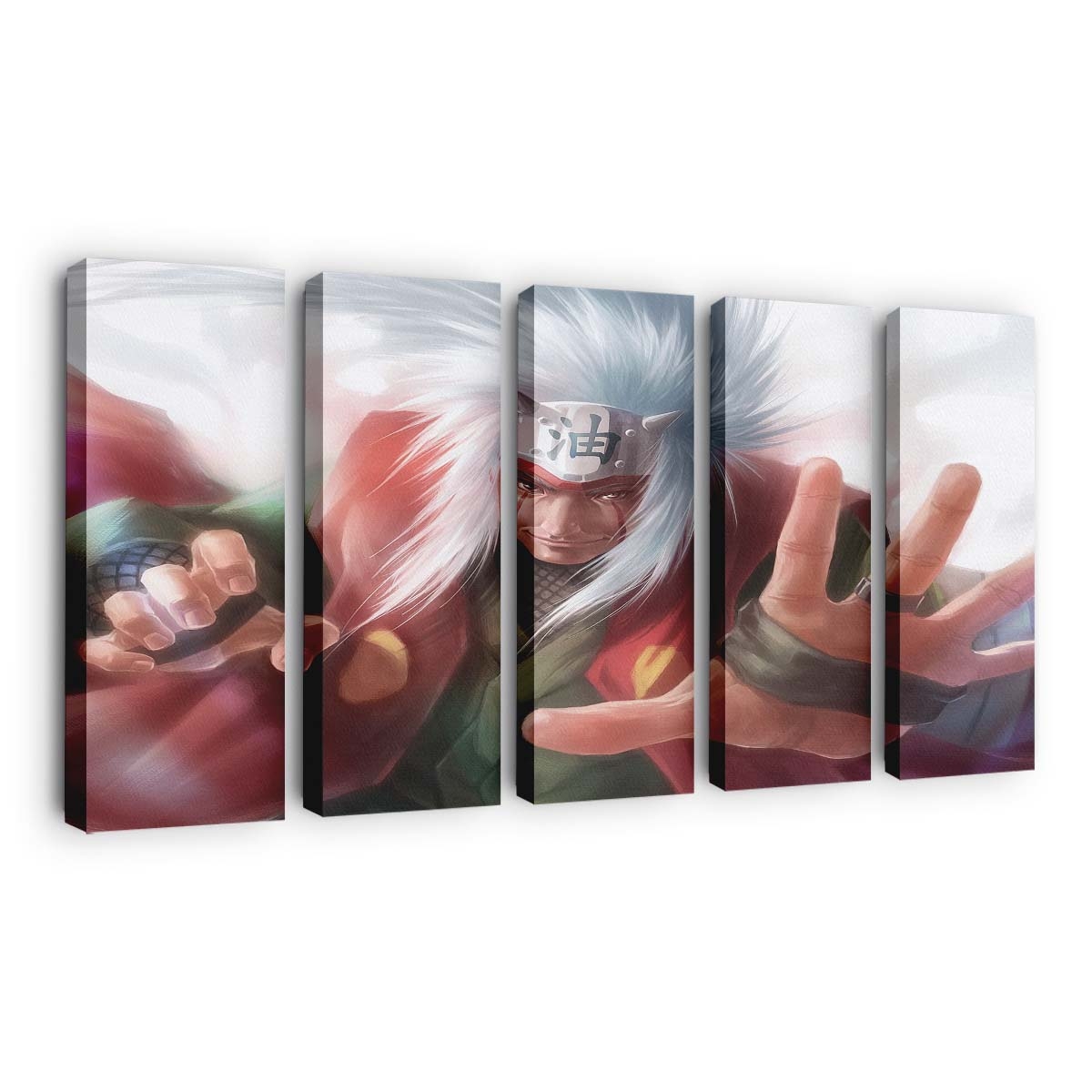 Anime Naruto Jiraiya Art Man Character - Anime Wandbild - Leinwandbild animenarutojiraiyaartmancharacter