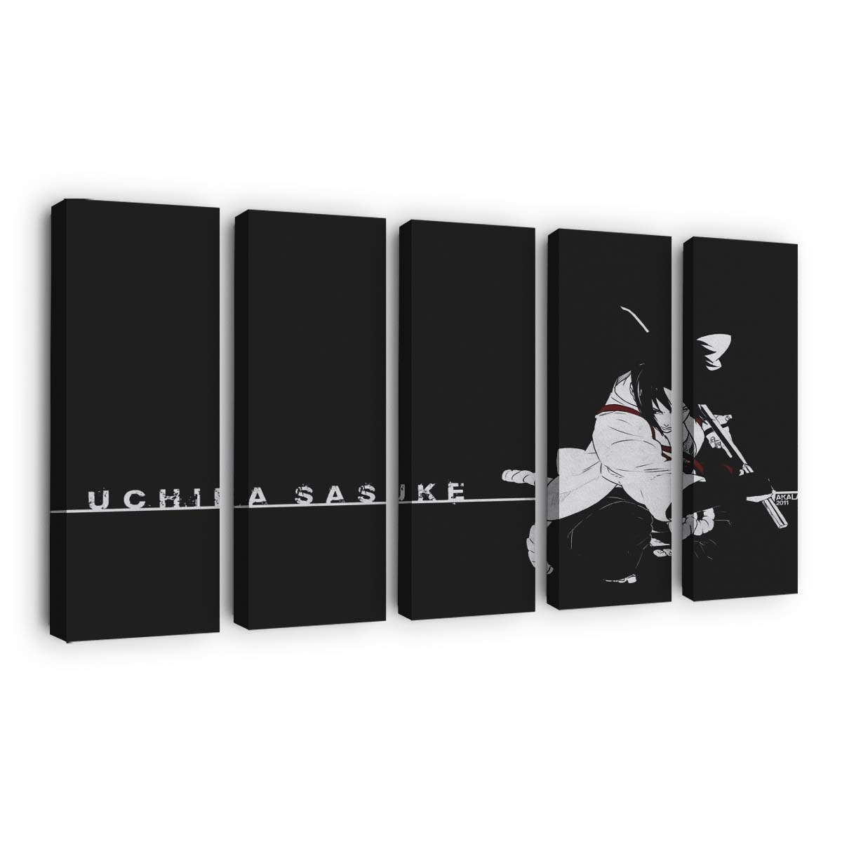 Art Naruto Uchiha Sasuke Person - Anime Wandbild - Leinwandbild artnarutouchiha sasukeperson