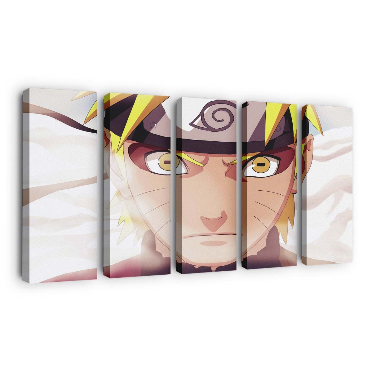 Boy Naruto Face Look Anger - Anime Wandbild - Leinwandbild boynarutofacelookanger