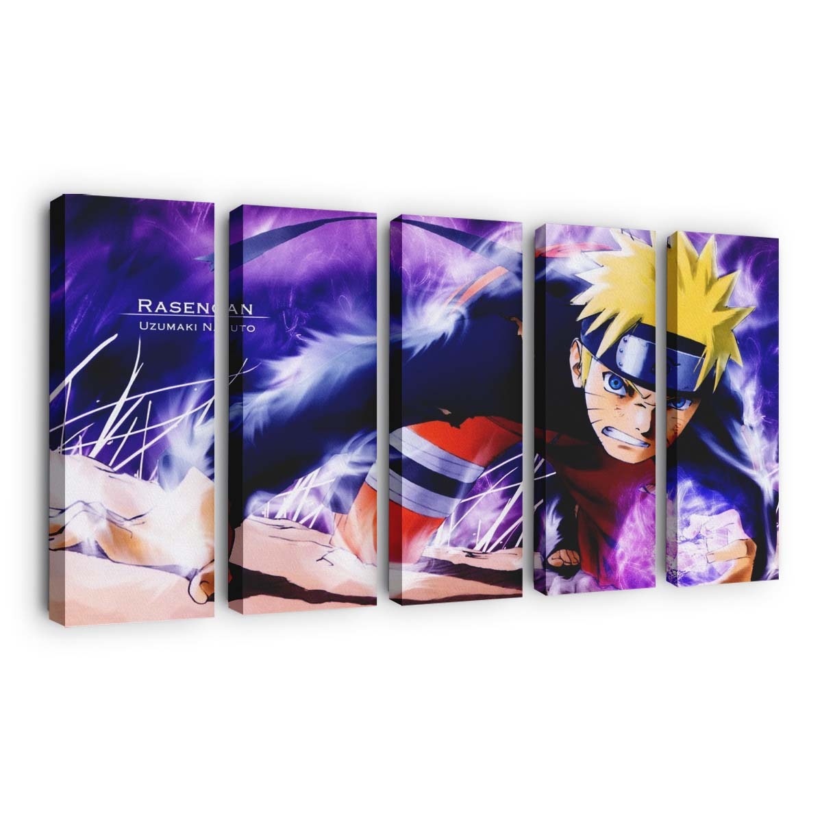 Cartoon Art Cg Artwork Gesture Happy Electric Blue - Anime Wandbild - Leinwandbild cartoonartcg artworkgesturehappyelectric blue