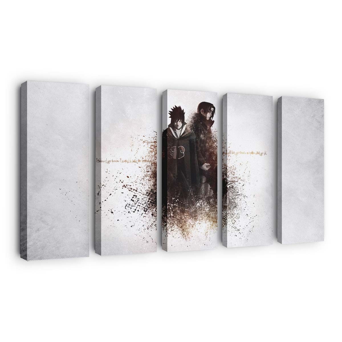 Drawing Monochrome Anime White Portrait - Anime Wandbild - Leinwandbild drawingmonochromeanimewhiteportraitphotography