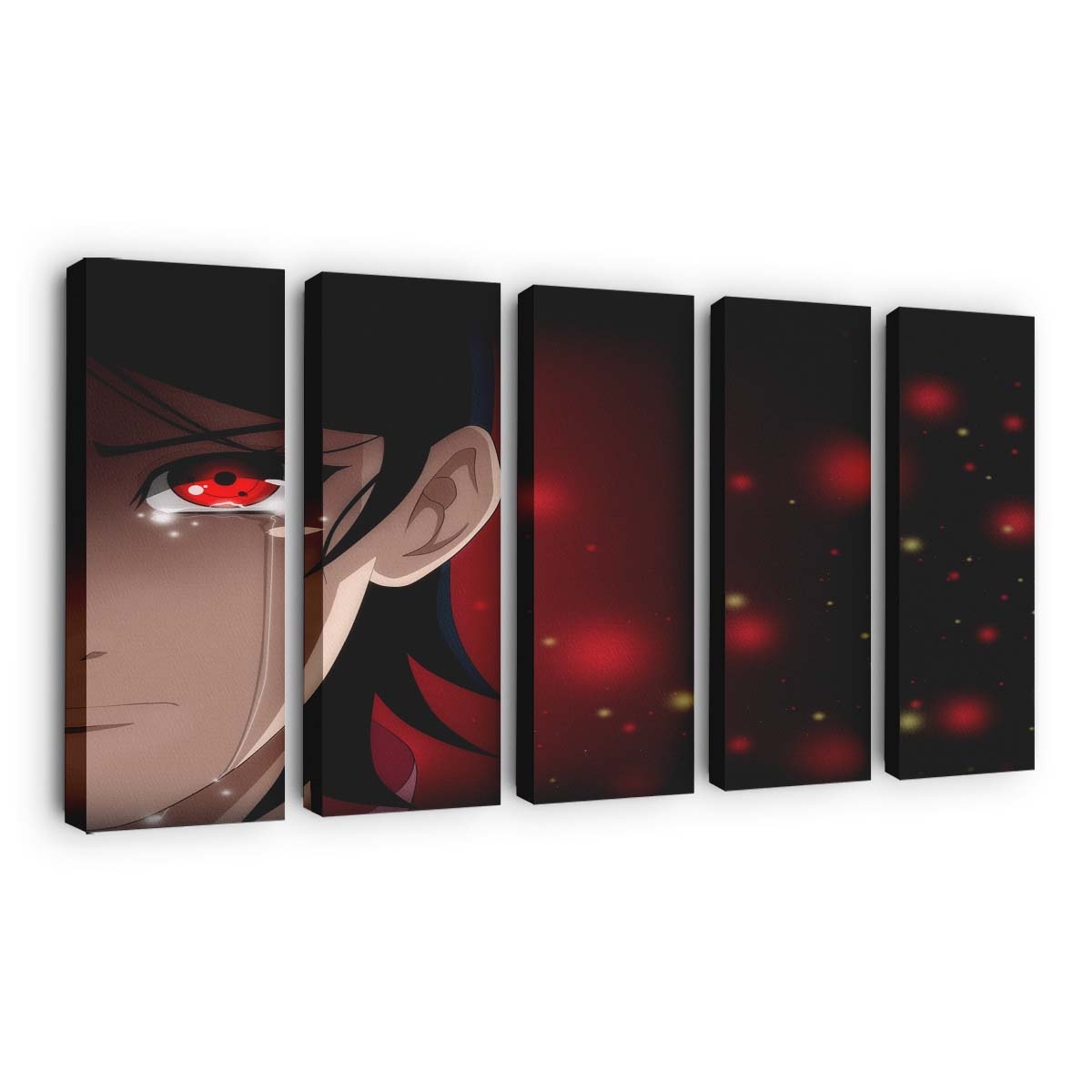 Face Anime Tears Sarada Uchiha Art - Anime Wandbild - Leinwandbild faceillustrationanimetearssarada uchihaart