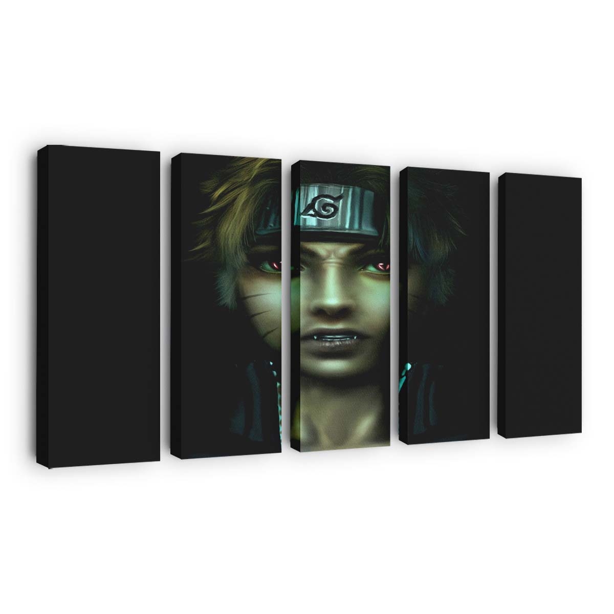 Face Uzumaki Naruto Portrait Head Eye - Anime Wandbild - Leinwandbild faceillustrationuzumaki narutoportraitheadeye