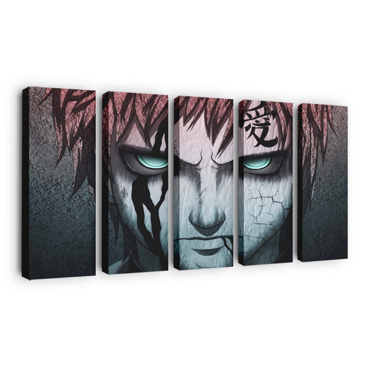 Anime Boys Naruto Shippuuden Drawing Artwork - Anime Wandbild - Leinwandbild illustrationanimeanime boysnaruto shippuudendrawingartwork