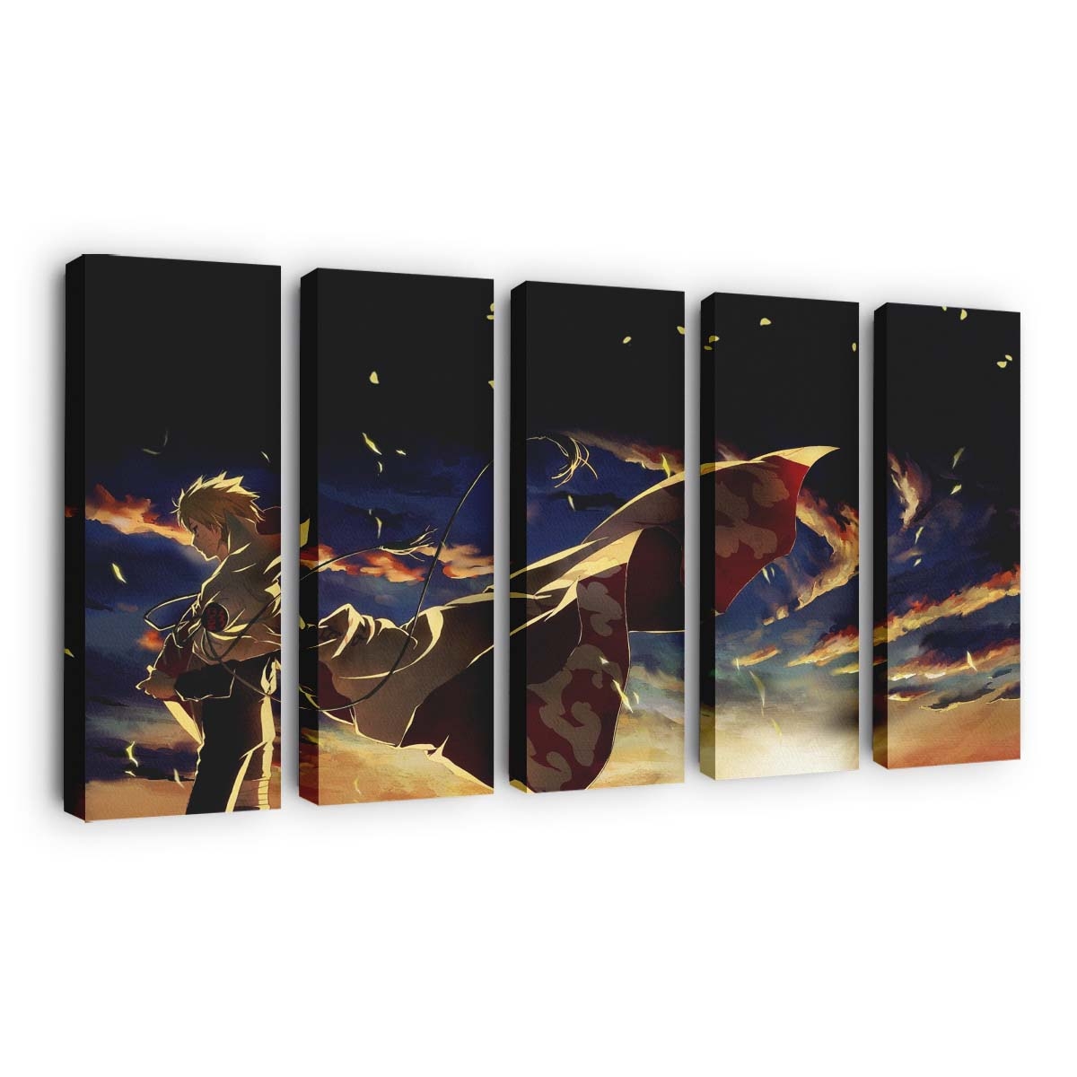 Anime Boys Naruto Shippuuden Uzumaki Naruto Hokage - Anime Wandbild - Leinwandbild illustrationanimeanime boysnaruto shippuudenuzumaki narutohokage