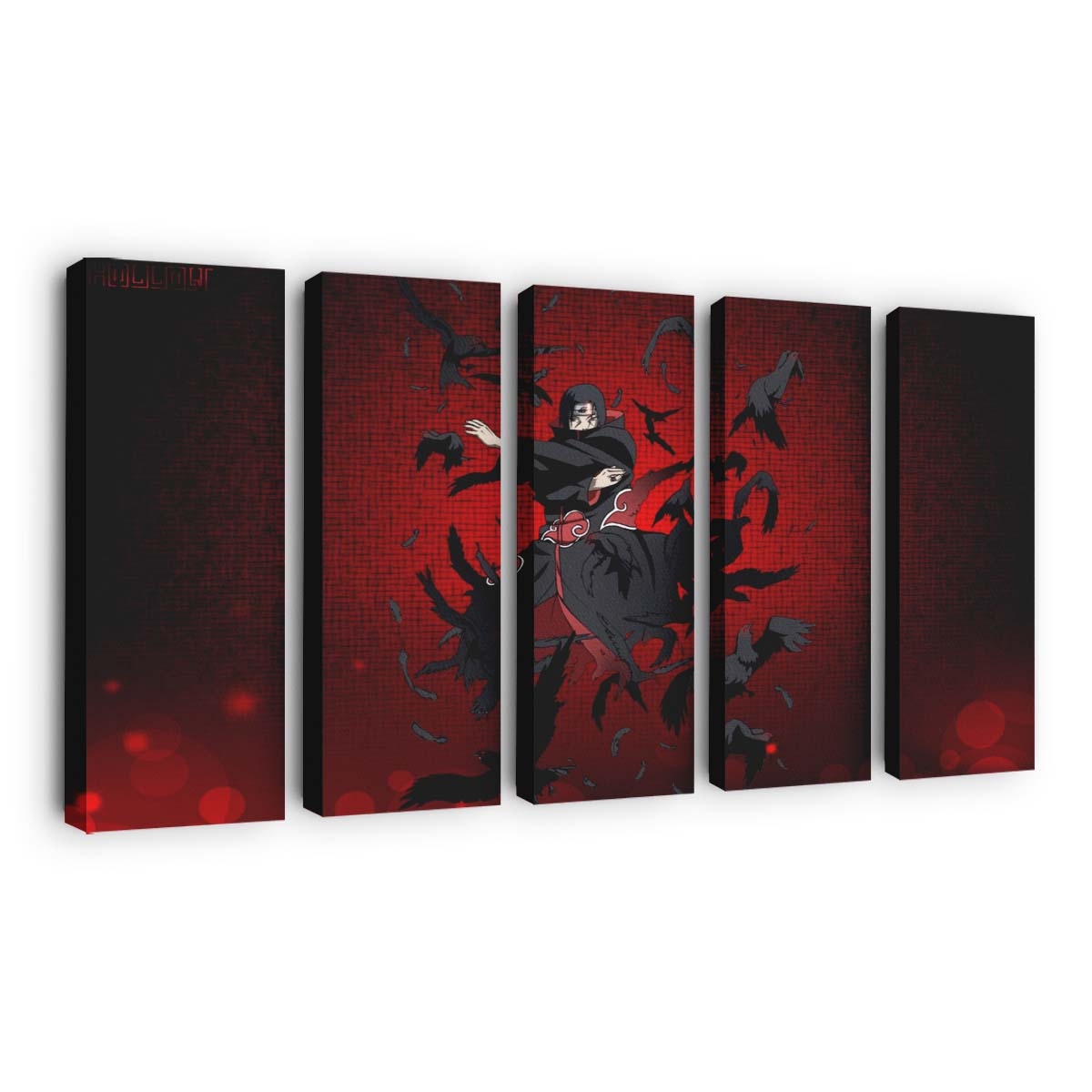 Anime Boys Red Naruto Shippuuden Raven - Anime Wandbild - Leinwandbild illustrationanimeanime boysrednaruto shippuudenraven