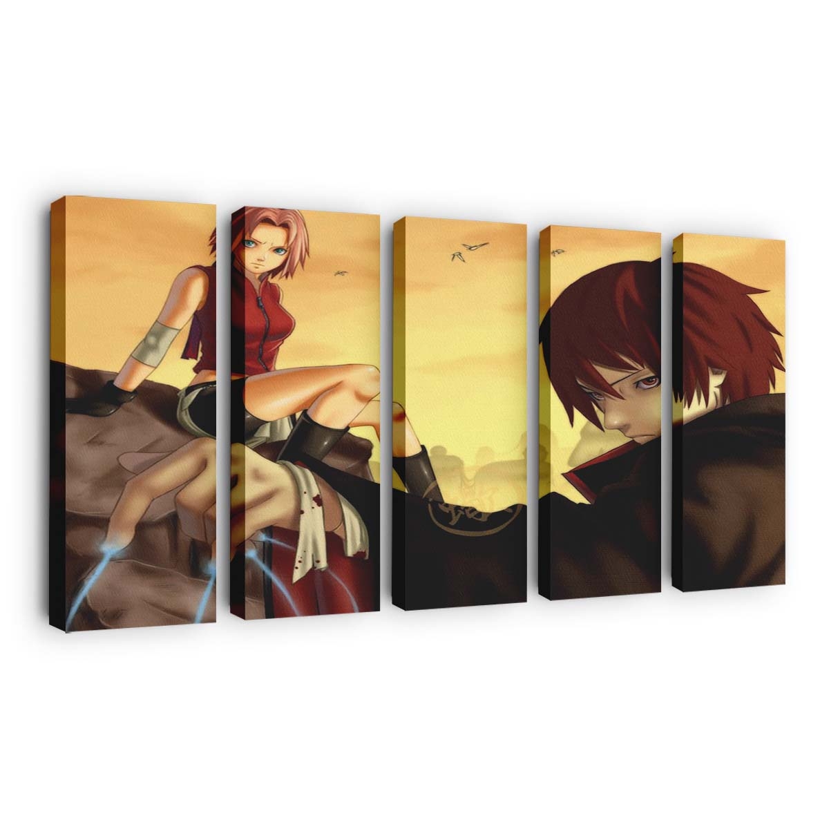 Anime Girls Anime Boys Naruto Shippuuden Haruno Sakura - Anime Wandbild - Leinwandbild illustrationanimeanime girlsanime boysnaruto shippuudenharuno sakura