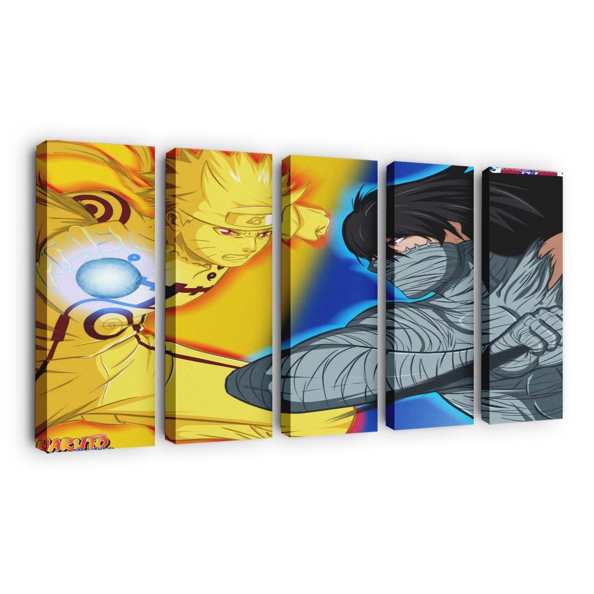 Anime Cartoon Crossover Comics Bleach - Anime Wandbild - Leinwandbild illustrationanimecartooncrossovercomicsbleach