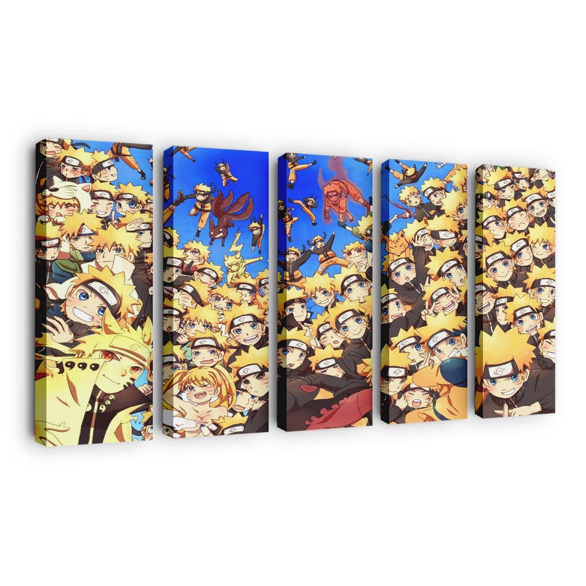 Anime Cartoon Naruto Shippuuden Comics People - Anime Wandbild - Leinwandbild illustrationanimecartoonnaruto shippuudencomicspeople