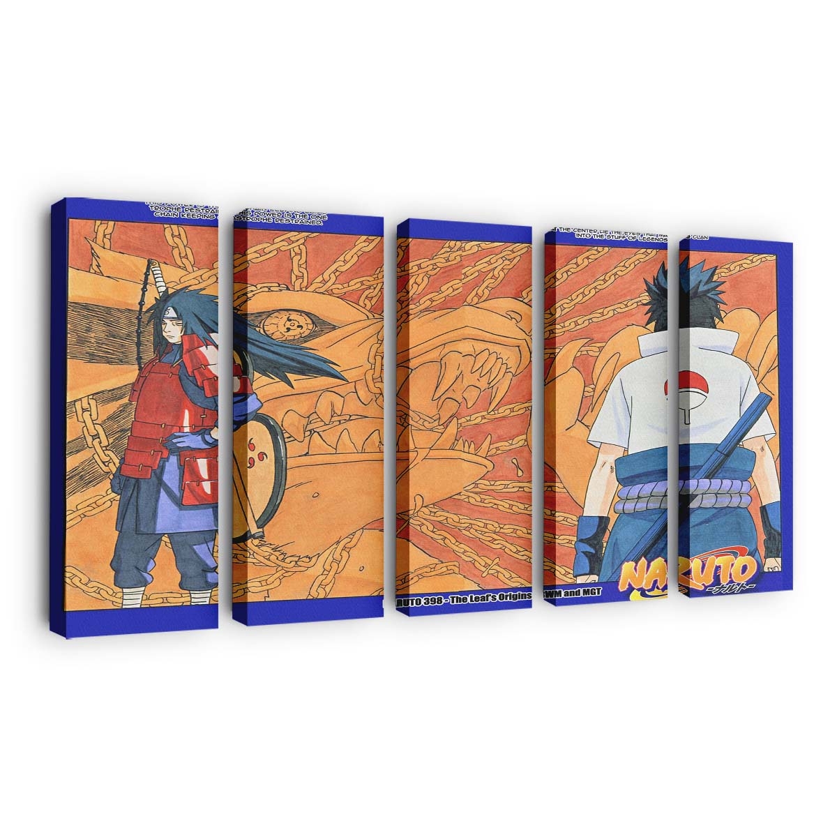 Anime Cartoon Naruto Shippuuden Manga Sharingan - Anime Wandbild - Leinwandbild illustrationanimecartoonnaruto shippuudenmangasharingan