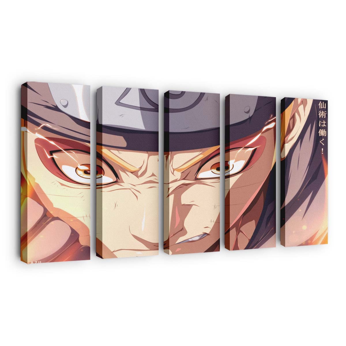 Anime Cartoon Naruto Shippuuden Uzumaki Naruto Anime Boys - Anime Wandbild - Leinwandbild illustrationanimecartoonnaruto shippuudenuzumaki narutoanime boys