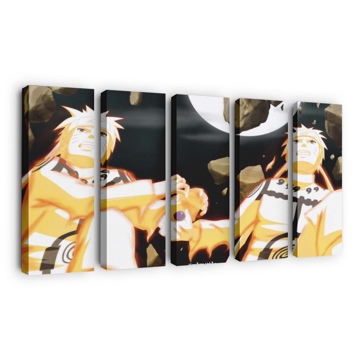 Anime Cartoon Naruto Shippuuden Uzumaki Naruto Hokage - Anime Wandbild - Leinwandbild illustrationanimecartoonnaruto shippuudenuzumaki narutohokage 0002