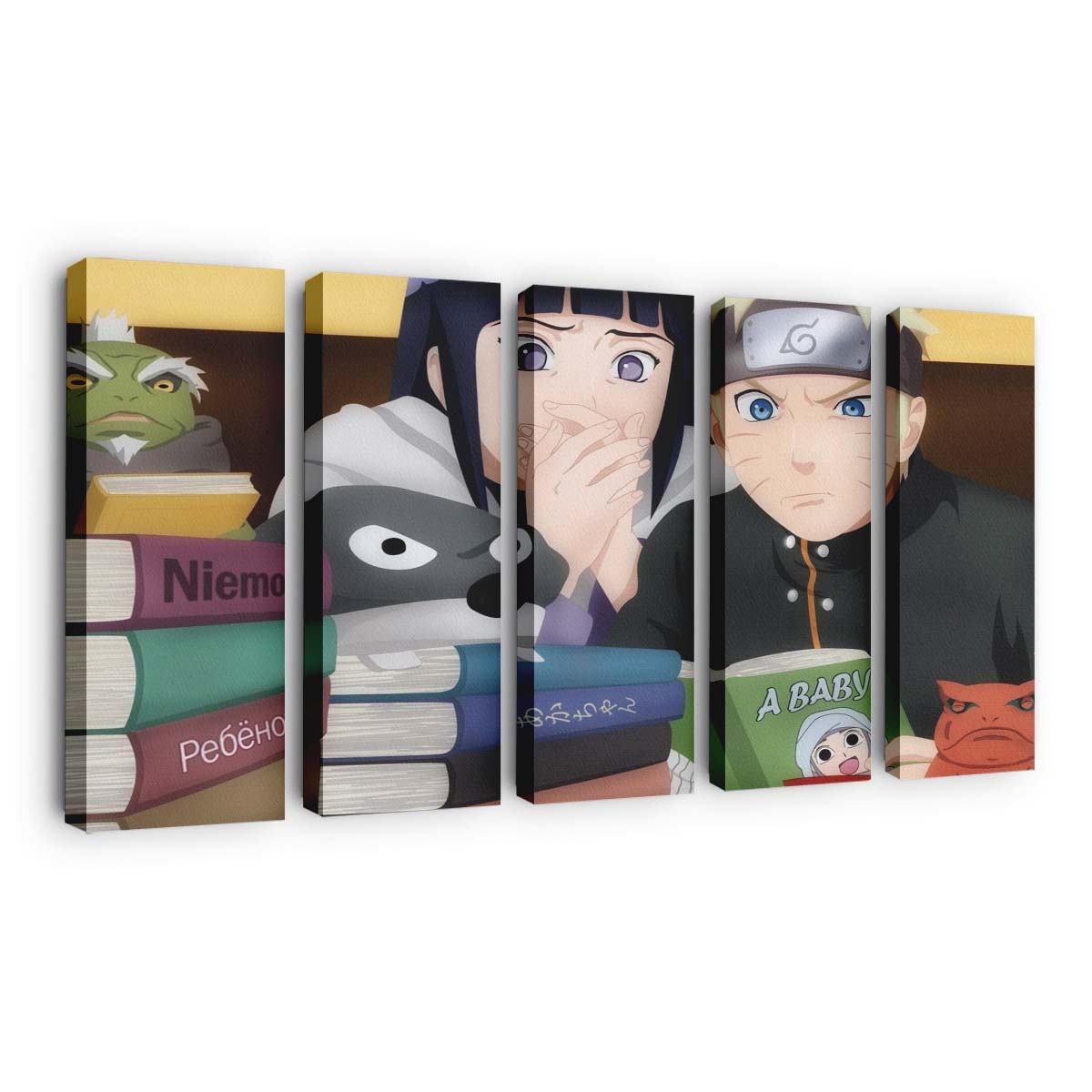Anime Cartoon Uzumaki Naruto Hyuuga Hinata Comics - Anime Wandbild - Leinwandbild illustrationanimecartoonuzumaki narutohyuuga hinatacomics
