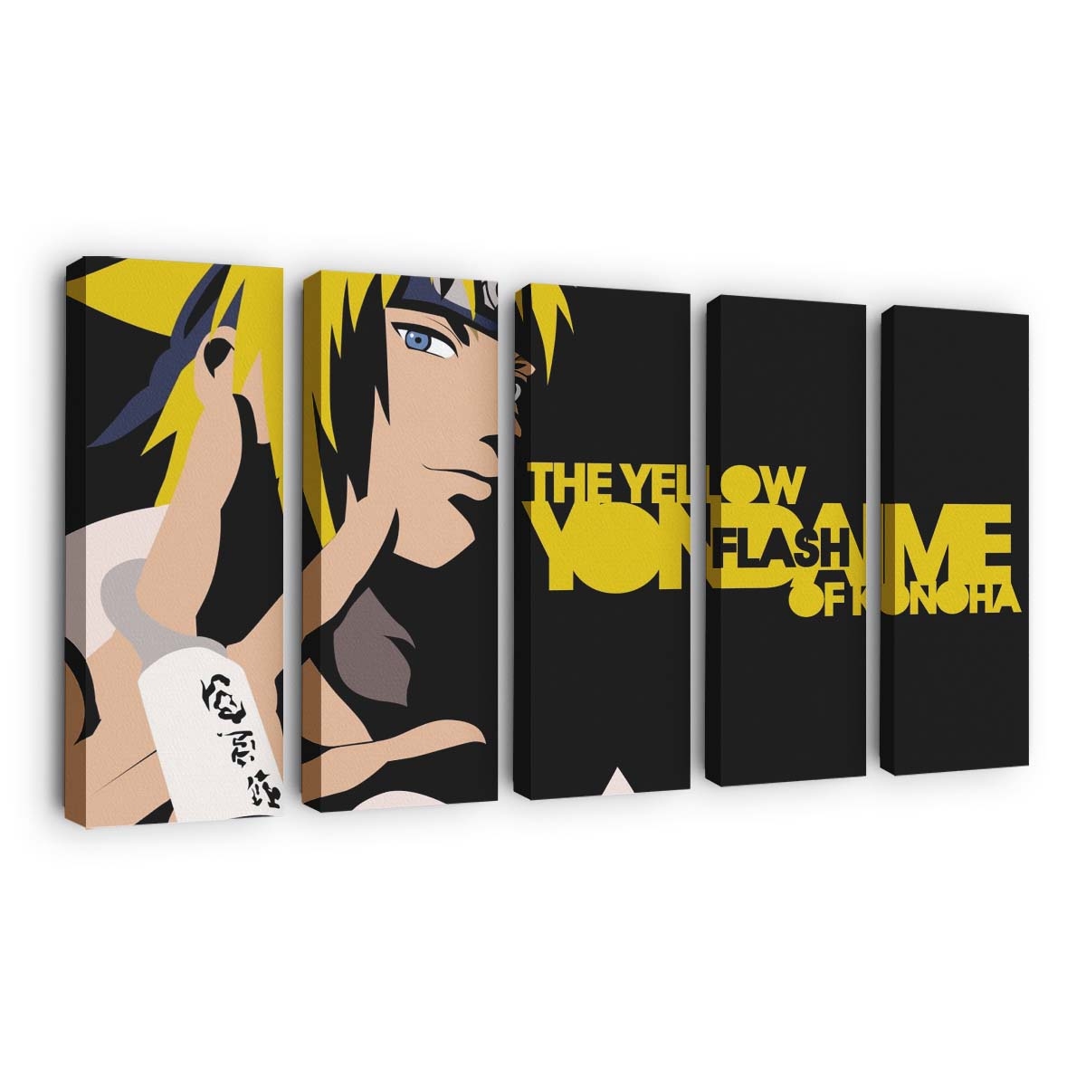 Anime Minimalism Typography Text Logo - Anime Wandbild - Leinwandbild