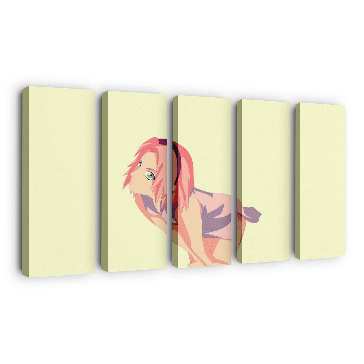 Simple Anime Girls Cartoon Horse - Anime Wandbild - Leinwandbild illustrationsimple backgroundanimeanime girlscartoonhorse