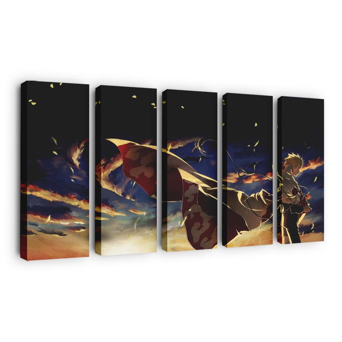 Uzumaki Naruto Hokage - Anime Wandbild - Leinwandbild illustrationuzumaki narutoscreenshotcomputer wallpaperhokage2500x1406