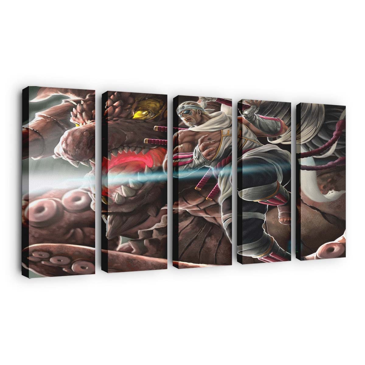 Killer Bee Naruto Shippuuden Gy Ki Naruto Eight Tails - Anime Wandbild - Leinwandbild killer beenaruto shippuudengy ki narutoeight tails