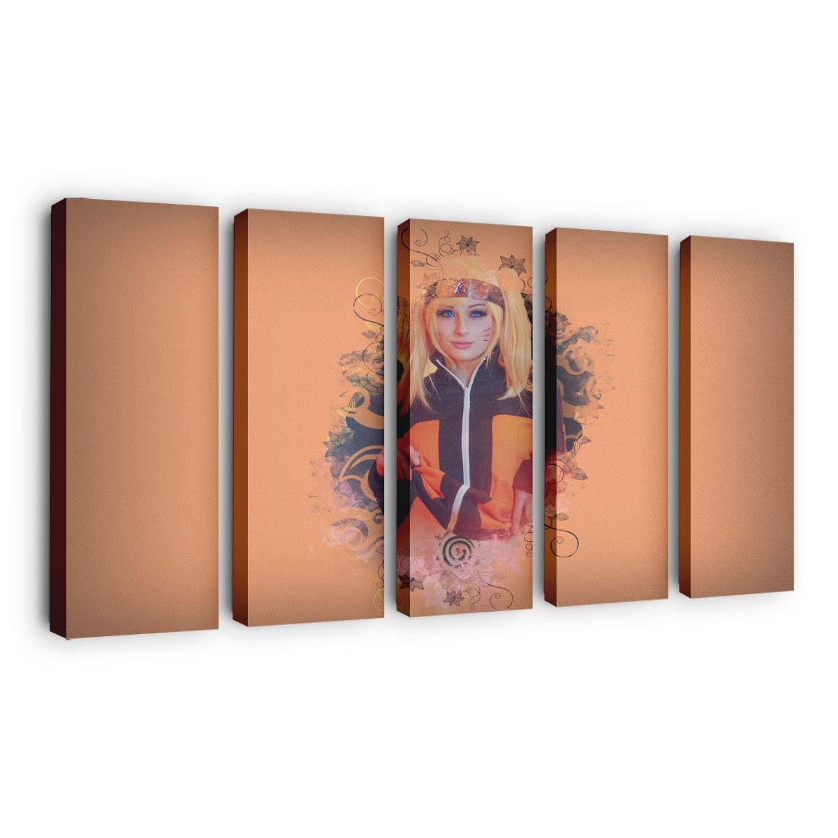 Naruto Anime Flowers Women Cosplay - Anime Wandbild - Leinwandbild naruto animeflowerswomencosplay