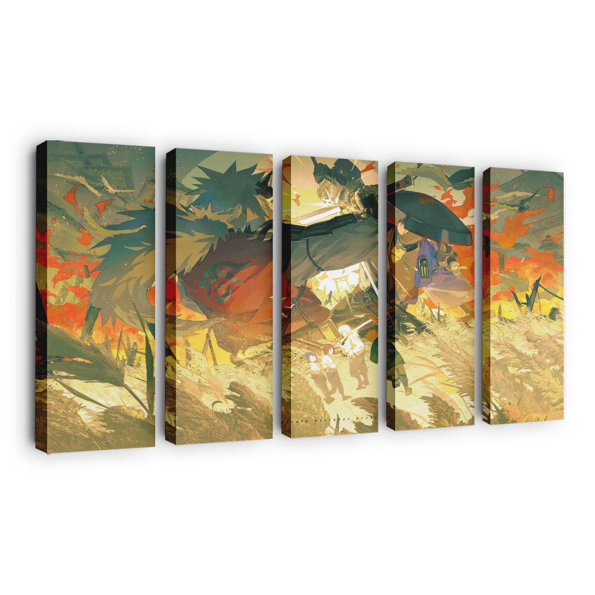 Naruto Anime Jiraiya - Anime Wandbild - Leinwandbild naruto animejiraiya