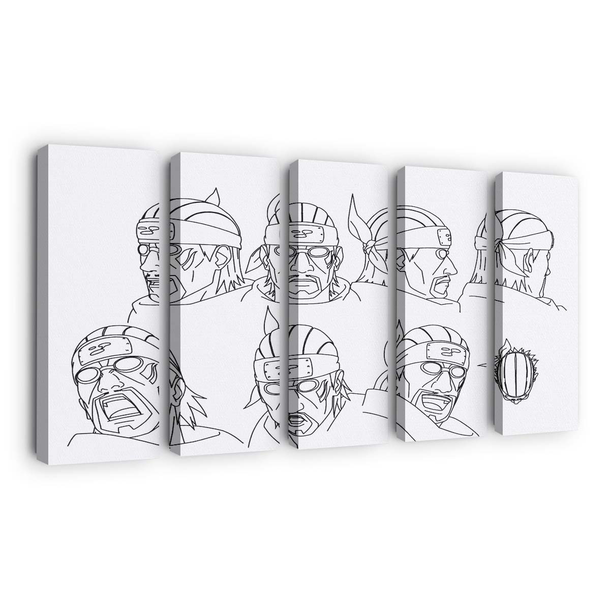 Naruto Anime Universum – Die Welt Der Ninjas - Anime Wandbild - Leinwandbild naruto animeoutline 0009