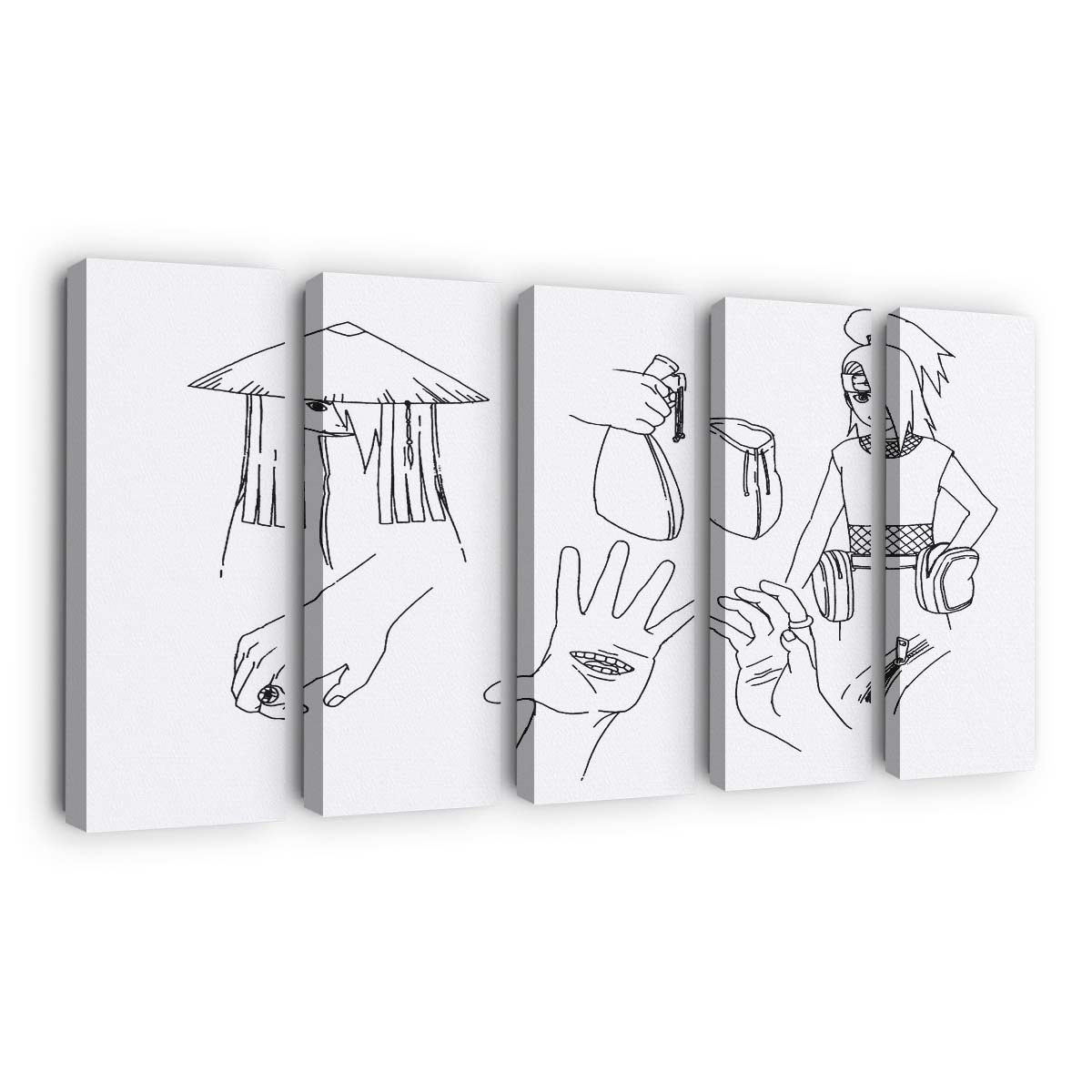 Naruto Anime Shippuden – Die Rückkehr Des Sturms - Anime Wandbild - Leinwandbild naruto animeoutline 0011