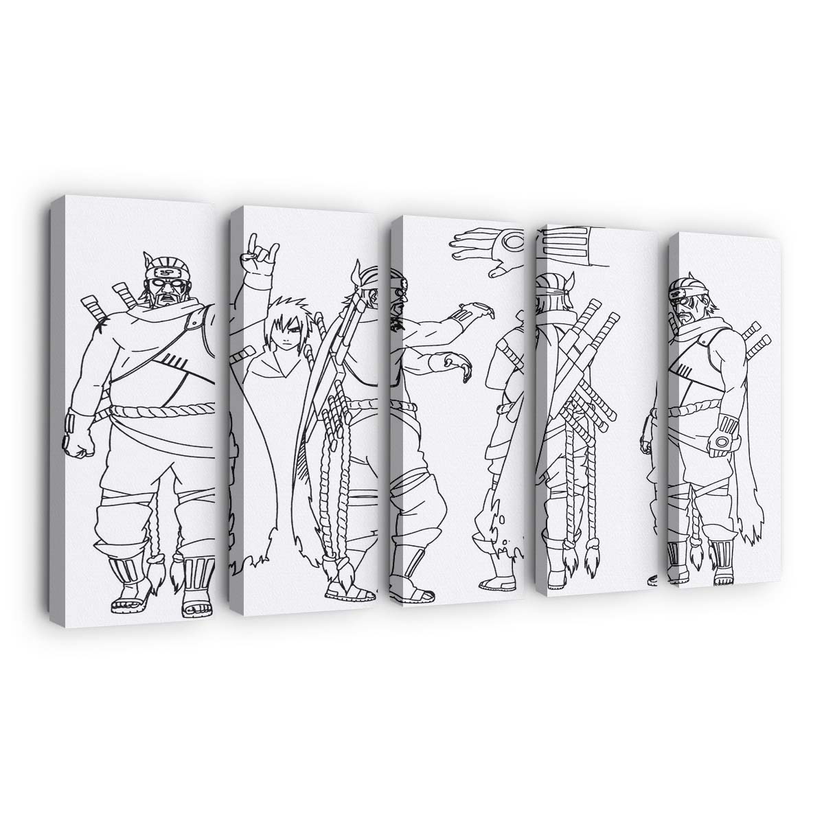 Naruto Anime Welt – Fantasie Ohne Grenzen - Anime Wandbild - Leinwandbild naruto animeoutline 0018