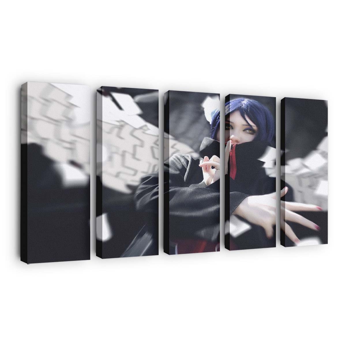 Naruto Shippuuden Ninjas Cosplay Konan Paper - Anime Wandbild - Leinwandbild naruto shippuudenninjascosplaykonanpaperphotography