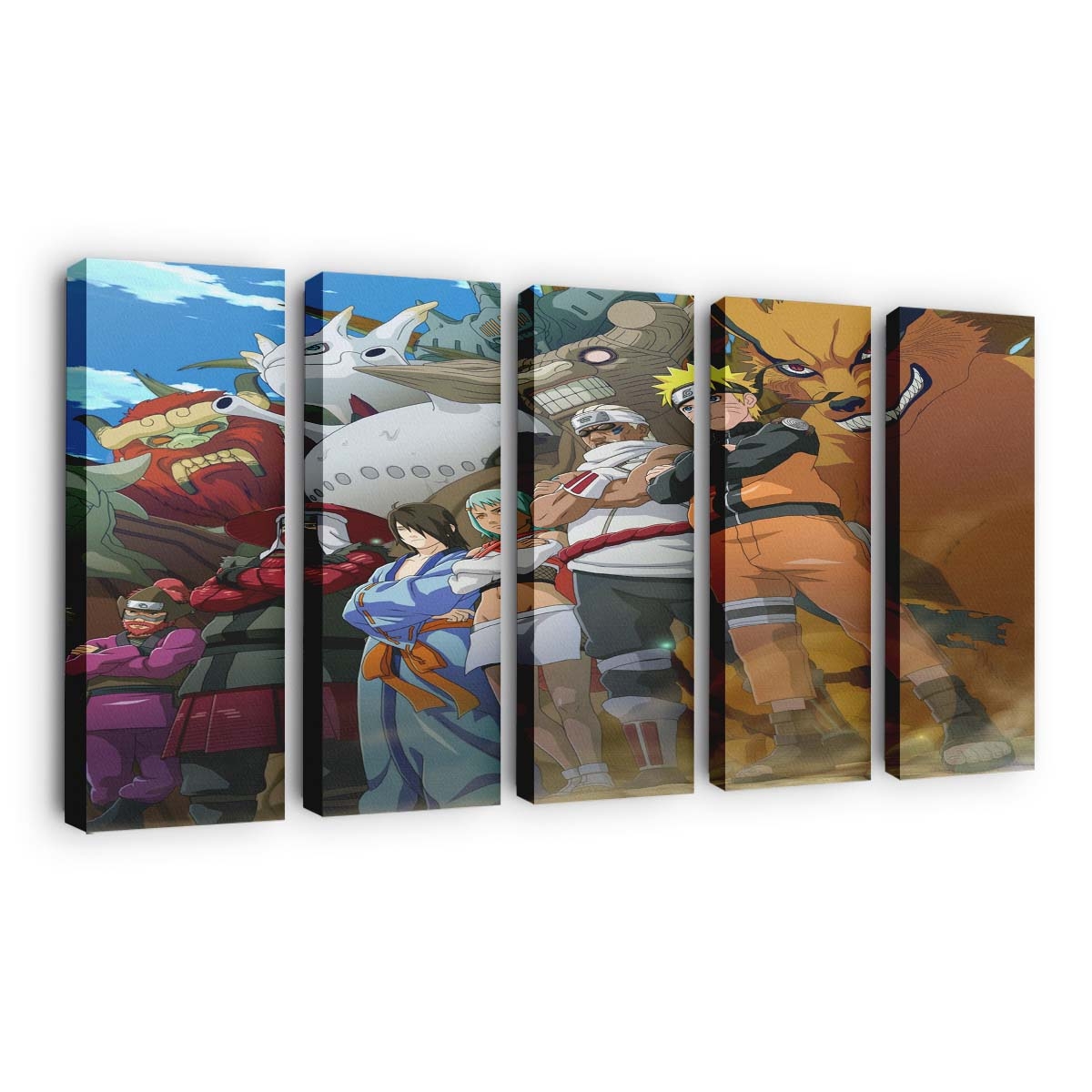 Naruto Shippuuden Ronald Mcdonald Shona - Anime Wandbild - Leinwandbild naruto shippuudenronald mcdonaldshona