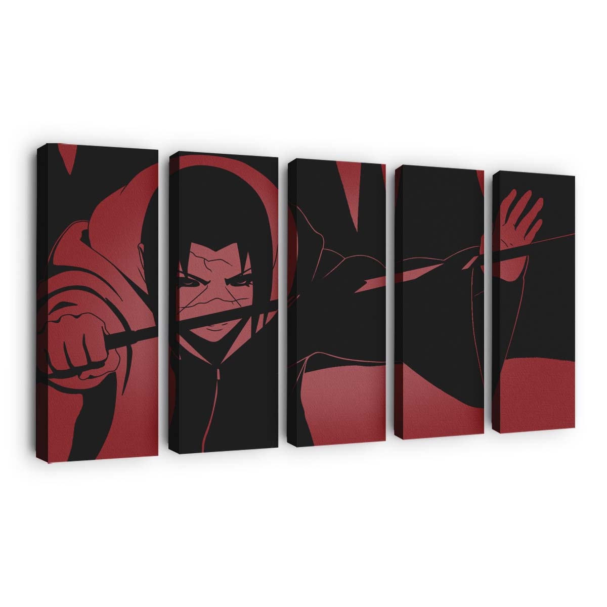 Naruto Shippuuden Uchiha Itachi - Anime Wandbild - Leinwandbild naruto shippuudenuchiha itachi
