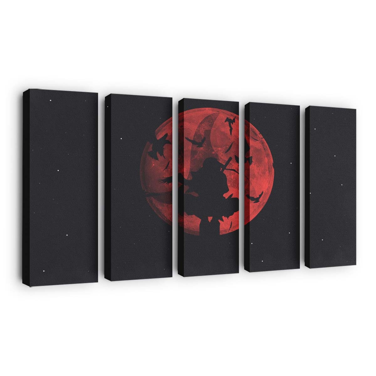 Naruto Shippuuden Uchiha Itachi Uchiha Clan Raven Sharingan - Anime Wandbild - Leinwandbild naruto shippuudenuchiha itachiuchiha clanravensharingan