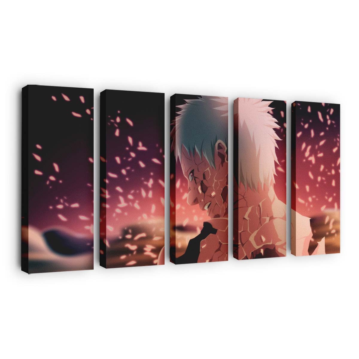 Naruto Shippuuden Uchiha Obito - Anime Wandbild - Leinwandbild naruto shippuudenuchiha obito